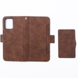 Klapkové puzdro pre Motorola Moto G54 5G, Card Slot, hnedé