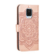 Klapkové puzdro pre Xiaomi Redmi Note 9s/ 9 Pro, Mandala Flower, ružové rose gold