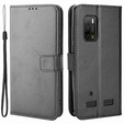 Klapkové puzdro pre Ulefone Armor X10 / X10 Pro, Wallet Smart Magnet Case, čierne
