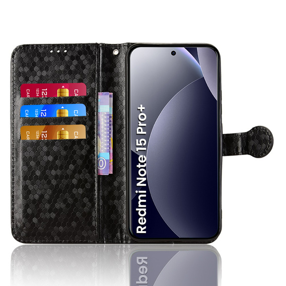 Peňaženka Rhombus flipové puzdro pre Xiaomi Redmi Note 15 Pro Plus 5G / Poco M8 Pro 5G