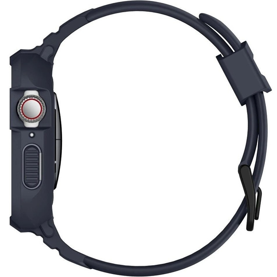 Pásik s puzdrom Spigen pre Apple Watch 4/5/6/7/8/9/SE 44/45 mm, Rugged Armor Pro charcoal grey