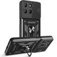 Obal na mobil pre Motorola Moto G15 / Motorola Moto G15 Power, CamShield Slide, čierne