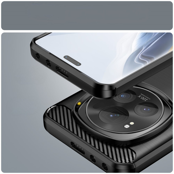Obal na mobil pre Honor Magic 6 Pro 5G, Carbon, čierne
