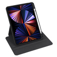 Puzdro pre iPad Pro 11" 2022/2021/2020 (4/3/2 gen.), s priestorom pre stylus, otočné o 360°, čierne