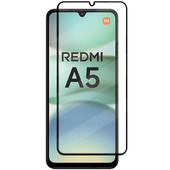 3D tvrdené sklo pre Xiaomi Redmi A5, čierny rám