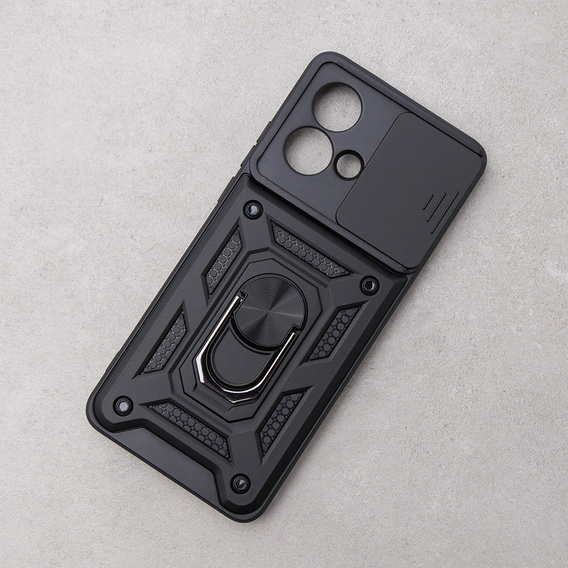 Obal na mobil pre Motorola Edge 40 Neo, CamShield Slide, čierne
