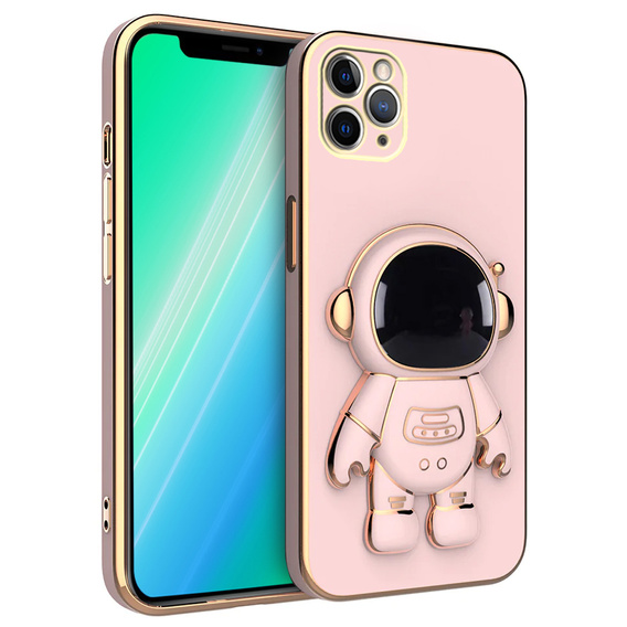 Obal na mobil pre iPhone 12 Pro, Astronaut, ružové