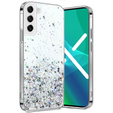 Obal na mobil pre Samsung Galaxy S22 5G, Glittery, strieborné