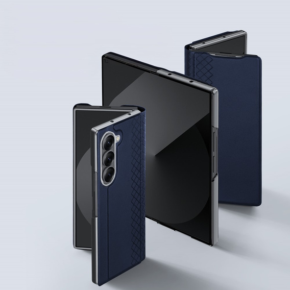 Puzdro Dux Ducis pre Samsung Galaxy Z Fold7 5G, Bril, modré