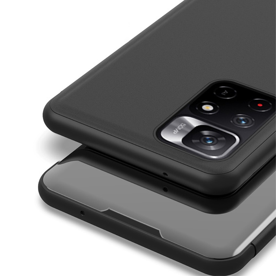 Obal na mobil pre Xiaomi Poco M4 Pro 5G / Redmi Note 11S 5G, Clear View, čierne