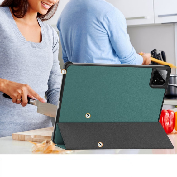 Puzdro pre Xiaomi Pad 7 / 7 Pro, Smartcase, zelený