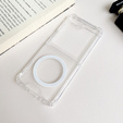 Obal na mobil pre Samsung Galaxy Z Flip7 FE / Z Flip6, Dropproof MagSafe, priehľadné