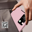 Flipové puzdro pre Samsung Galaxy A55 5G, Smart View Wallet, ružové