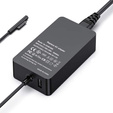 44W 15V 2,58A napájací adaptér s nabíjacím portom USB pre Microsoft Surface Pro 6/5/4/3 - zástrčka EÚ