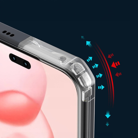 Obal na mobil pre Honor 400 Pro 5G, AntiDrop Hybrid, čierne