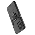 Obal na mobil pre Realme 8i, Kickstand Ring, čierne