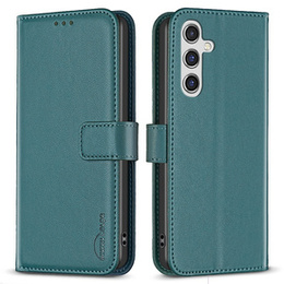 Klapkové puzdro pre Samsung Galaxy A55 5G,BINFEN Wallet, zelený