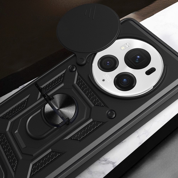 Obal na mobil pre Honor Magic 6 Pro 5G, CamShield Slide, čierne