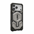 Puzdro Urban Armor Gear pre iPhone 17 Pro Max, Monarch Pro Kevlar MagSafe, titánové