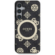 GUESS Magnetické puzdro IML Peony pre Samsung Galaxy S25