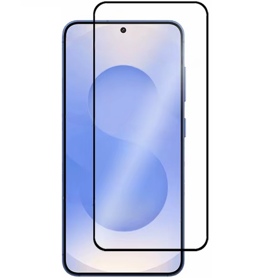 3D tvrdené sklo pre Samsung Galaxy S25+, čierny rám