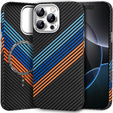 Puzdro pre iPhone 16 Pro Max, Carbon Fiber MagSafe, tmavomodré