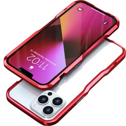 Puzdro LUPHIE pre iPhone 13 Pro Max, Armor Bumper, červené