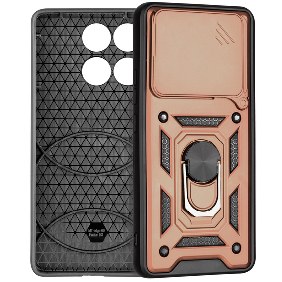 Obal na mobil pre Motorola Edge 60 / 60 Fusion, CamShield Slide, ružové