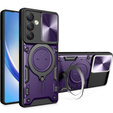 Pancierované puzdro pre Samsung Galaxy A54 5G, CamShield Slide, fialové