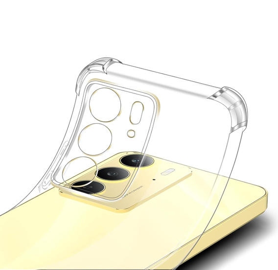 Obal na mobil pre Realme 14X / Realme C75, Dropproof, priehľadné