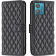 Klapkové puzdro pre Motorola Edge 40 Neo, Wallet, BINFEN COLOR, čierne