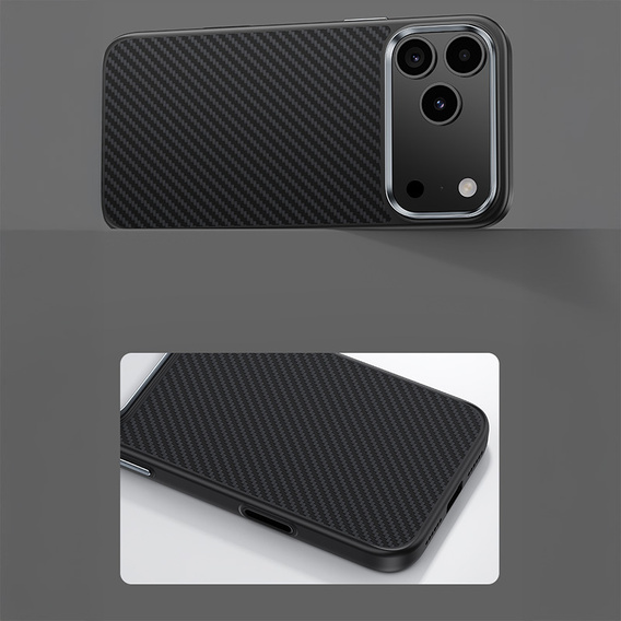 BENKS Kevlar Armor PRO Carbon Fiber 600D A069 puzdro MagSafe pre iPhone 17 Pro