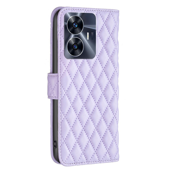 Klapkové puzdro pre Realme C55, Wallet, BINFEN COLOR, fialové