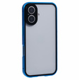 Puzdro pre iPhone 16, Magnetic Dual Glass, modré