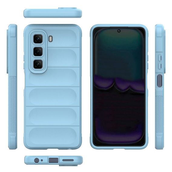 Obal na mobil pre Infinix Hot 50 4G, Gaming Shockproof, modré