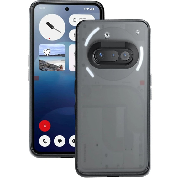 Obal na mobil pre Nothing Phone 3A, Fusion Hybrid, transparentné / čierne