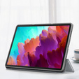 Puzdro pre Lenovo Tab P12, Smartcase s priestorom pre stylus, sivé