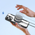 Dux Ducis Obal na mobil pre iPhone 16 Pro, Skin X Pro, MagSafe, čierne