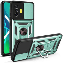 Obal na mobil pre Xiaomi Poco F4 GT, CamShield Slide, zelené