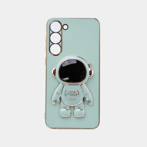 Obal na mobil pre Samsung Galaxy S23 Plus, Astronaut, zelený