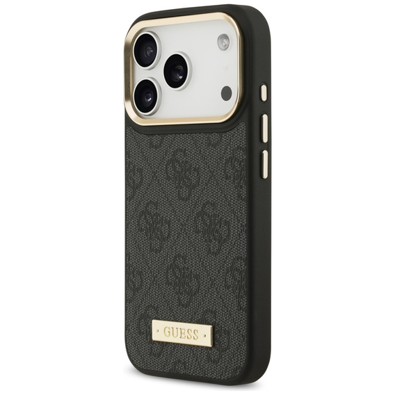 Puzdro GUESS 4G Logo Plate MagSafe pre iPhone 17 Pro