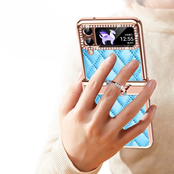 Puzdro pre Samsung Galaxy Z Flip 4 5G, Rhombus Grid