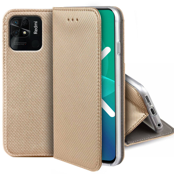 Klapkové puzdro pre Xiaomi Redmi 10C, Wallet Smart Magnet, modré