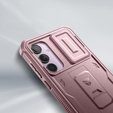 Obrnené puzdro pre Samsung Galaxy A55, Dexnor Full Body (Two Frames), ružové