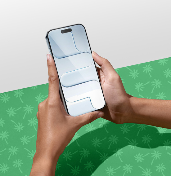 5D Full Glue Smart Palm tvrdené sklo pre iPhone Air