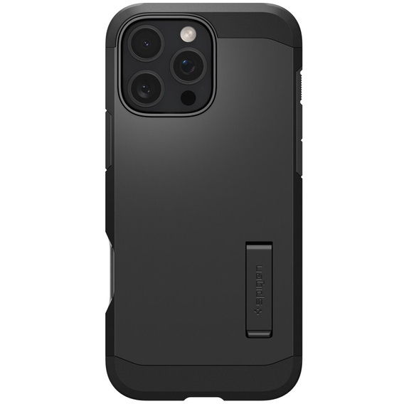 Puzdro Spigen pre iPhone 16 Pro, Tough Armor Mag MagSafe, čierne + tvrdené sklo 9H