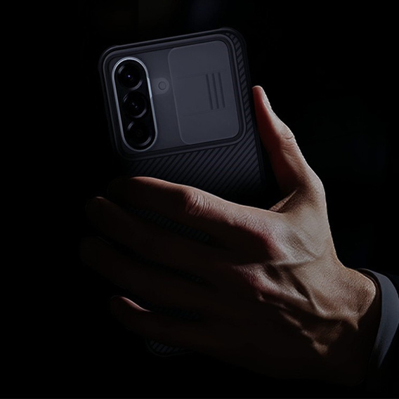 Puzdro NILLKIN Camshield Pro s krytom fotoaparátu pre Samsung Galaxy A57 5G, priehľadné/čierne