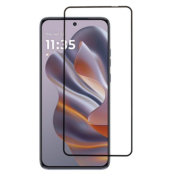 3D tvrdené sklo pre Motorola Edge 50 Neo / Motorola ThinkPhone 25, čierny rám
