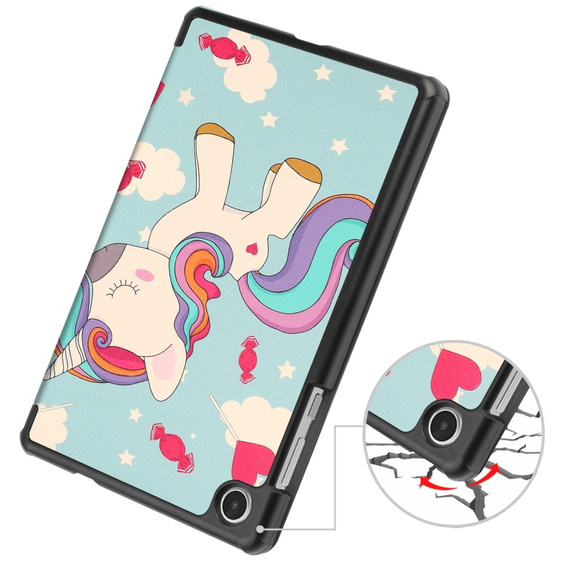 Puzdro pre Lenovo Tab M8 Gen 4 TB-300FU, Smartcase, unicorn