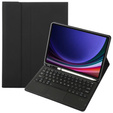 Puzdro + klávesnica Samsung Galaxy Tab S9, Leather Pen Slot TouchPad, čierne